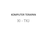 Komputer Terapan   2 slideshare