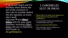 Obed edom | PPTX Obed edom