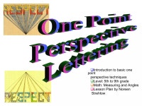 One Pt Lettering | PPT One Pt Lettering