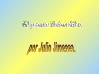 Poemas matemáticos