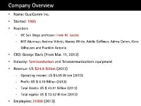QualComm Inc. slideshare