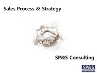 세일즈 전략과 프로세스 개발 전문 기업 SP&S Consulting