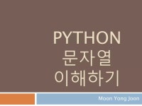 파이썬 문자열 이해하기 | PPTX 파이썬 문자열 이해하기
