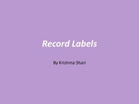 Record labels