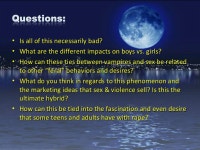 Vampires and sex