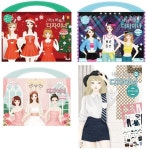 북채널 - 내가 바로 디자이너 스티커북(웨딩+아이돌+크리스마스) + 내가바로디자이너 플러스(레이시룩)