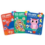 북채널 - IQ EQ CQ 3-4세 스티커북 세트 (전3권)