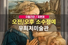 [피렌체 /단체] 오전/오후 우피치미술관 소수 9인 공인가이드 투어 (스 - 민다