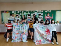 밀양초등학교 :: 학교소식 :: 코로나19를 이기는 슬기로운 원두막(Want to make) 여름축제