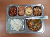 율원중학교 :: 급식 소식 :: 2020.10.16.식단사진.