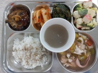 한바다중학교 :: 급식 소식 :: 5월 4일 (화) 중식 급식사진