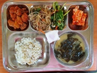 창동중학교 :: 급식 소식 :: 5월 6일 (목) 중식 급식사진