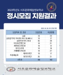 2023학년도 서초문화예술정보학교 위탁교육생 정시모집 최종 지원현황 :: 공지사항 :: 서초문화예술정보학교 서초문화예술정보학교... 