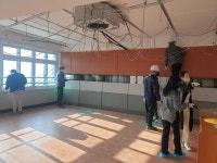 2022년 겨울방학 석면해체·제거공사 실시_학교 석면모니터단 점검(잔재물조사, 1월 18일) :: 공지사항 :: 대덕여자고등학교 대덕여자고등학교... 