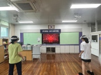 미래선도 인재 양성 VR 체험 행사 :: 학교갤러리 :: 진례중학교 진례중학교 :: 학교갤러리 :: 미래선도 인재 양성 VR 체험 행사