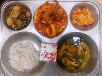 상일중학교 :: 급식 소식 :: 11월 9일 (목) 점심 급식사진