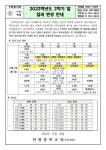 탄벌중학교 :: 가정통신문 :: 2023학년도 2학기 말 일과 변경 안내