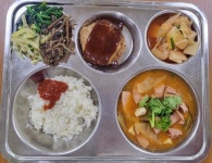 12월 19일 (화) 점심 급식사진 :: 급식 소식 :: 조종중학교 조종중학교 :: 급식 소식 :: 12월 19일 (화) 점심 급식사진