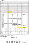 2024학녀도 학성중학교 학사일정 안내 :: 공지사항 :: 학성중학교 학성중학교 :: 공지사항 :: 2024학녀도 학성중학교 학사일정 안내
