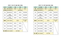 2024.11.20.(수) ~22(금) 일과 운영 시간표 :: 공지사항 :: 연암중학교 연암중학교 :: 공지사항 :: 2024.11.20.(수) ~22(금) 일과 운영 시간표