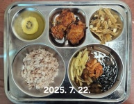 7월 22일 (화) 점심 급식사진 :: 급식 소식 :: 점봉초등학교 점봉초등학교 :: 급식 소식 :: 7월 22일 (화) 점심 급식사진