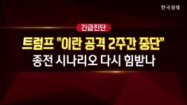 [긴급진단] 트럼프 '이란 공격 2주간 중단' 종전 시나리오 다시 힘 받나 | TVING