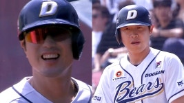 [두산] 5/12 (DH1) '벤자민 물집 부상' 바뀐 투수 상대로 동점 만드는 두산 | TVING