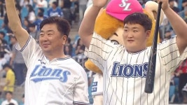[삼성] 2024/9/3 시구&시타 - 구미중학교 교장 민경두 & 학생회장 이건우 | TVING
