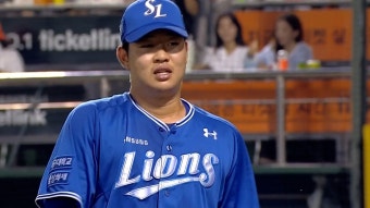 [삼성] 2024/9/12 뜬공 유도하며 실점 위기를 막아내는 황동재 | TVING
