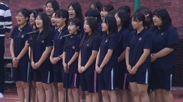 [SSG] 2025/5/28 애국가 - 신현여자중학교 학생들 | TVING