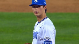 [삼성] 2025/5/29 팀의 승리를 지키기 위해 경기 마무리하는 이호성 | TVING