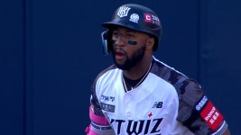 [KT] 2025/6/6 우측 담장 직격 로하스의 2루타로 선취점을 가져가는 KT | TVING