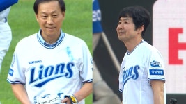 [삼성] 2025/6/18 시구 & 시타 - 경주동산병원 원장 이경섭 & 동산병원 원장 류영욱 | TVING