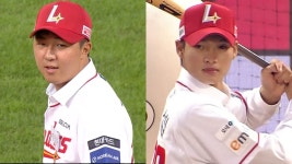 [SSG] 2025/9/25 시구 & 시타 - 26시즌 신인드래프트 1R 김민준 & 2R 김요셉 | TVING