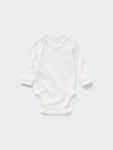 Baby Newborn Pointelle Long Sleeve Bodysuit | UNIQLO UK