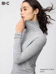 Womens HEATTECH Cashmere Blend T-Shirt | Extra Warm | Turtleneck | UNIQLO US