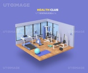 유토이미지 | [FUS070] 실내모형오브젝트005