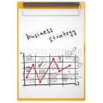 유토이미지 | Paper holder and business sketches