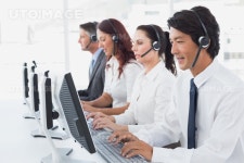 유토이미지 | Employees typing on their computers