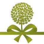 Green tree on a white background. A vector illustration | 유토이미지 | 상세페이지 | 베이직샵 | 일러스트 | 19498635