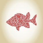 Fish made of lips. A vector illustration | 유토이미지 | 상세페이지 | 베이직샵 | 일러스트 | 19498941