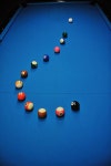 유토이미지 | 상세페이지 | 베이직샵 | 19527988 | billiard sport game balls on blue table on billiard club ready to play
