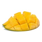 유토이미지 | 상세페이지 | 베이직샵 | 19635366 | Mango sliced part isolated on white