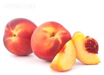 유토이미지 | Ripe peach fruit isolated on white cutout 유토이미지 | Ripe peach  fruit isolated on white cutout