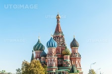 유토이미지 | Famous st Vasily Blessed cathedral in Moscow