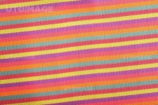 유토이미지 | vibrant striped textile|napkin closeup.