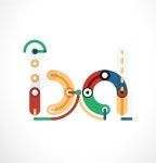 유토이미지 | Colorful funny cartoon letter icon. Business logo design