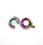 유토이미지 | Linear business logo letter. Alphabet initial letters company name concept. Flat thin line segments connected to... 