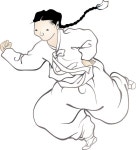 한국의 민화 인물 클립아트 096 | 유토이미지 | 상세페이지 | 베이직샵 | 일러스트 | 20802252