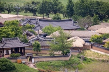 유토이미지 | 부용대에서 바라본 하회마을